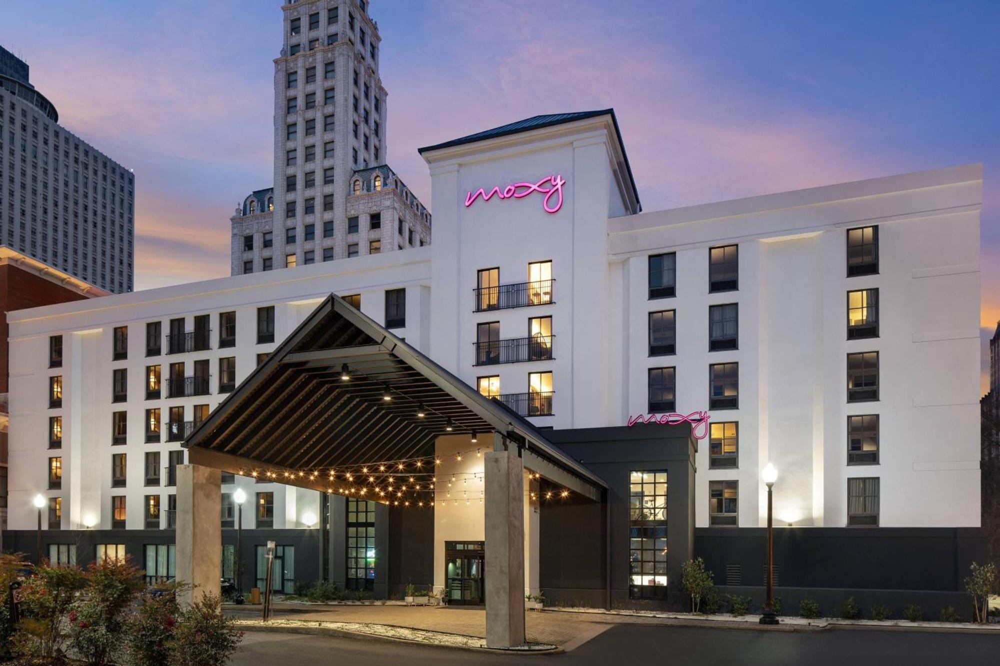 Hotel Moxy Memphis Downtown Exterior foto